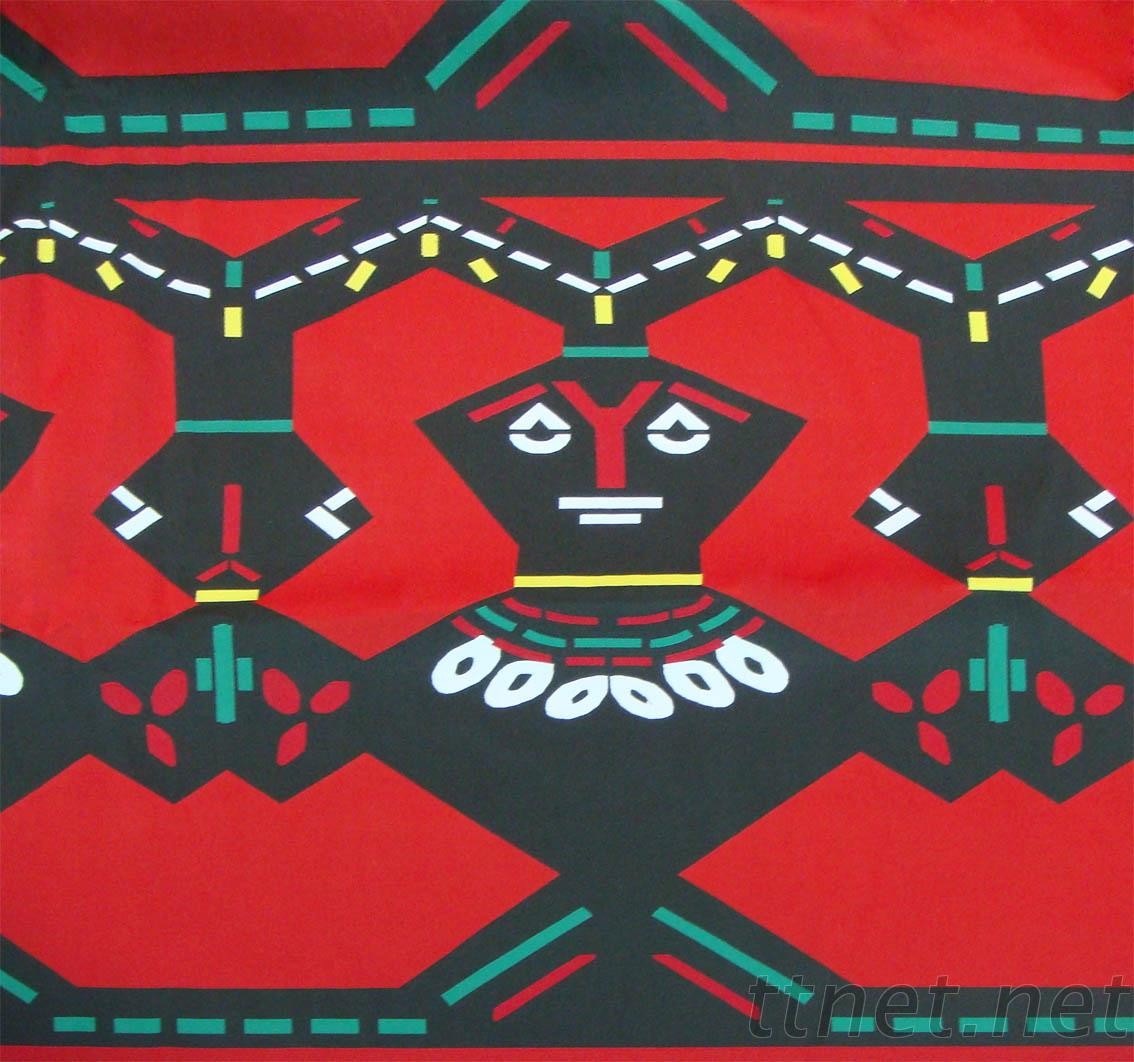 红色图腾原住民织带 织带 原民logo织带