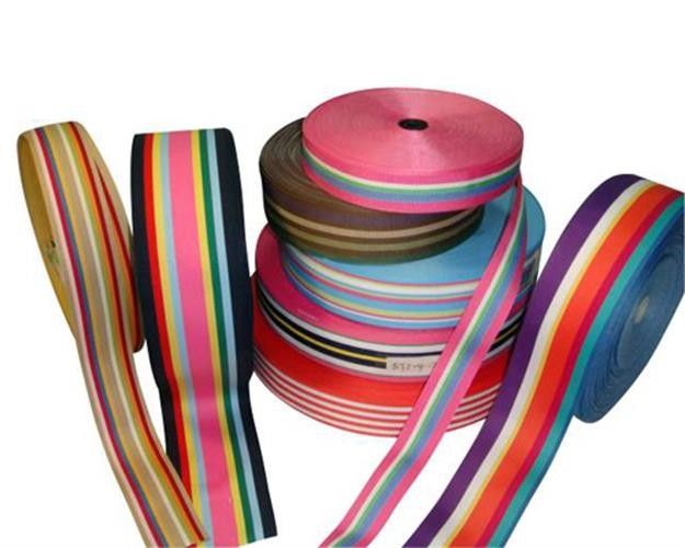 彩色柱条织带 织带 彩虹织带